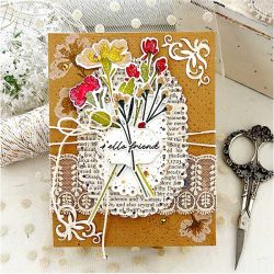 Papertrey Ink Blooming Beauties Stamp