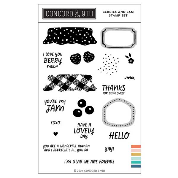 Concord &amp; 9th Berries and Jam Stamp Set