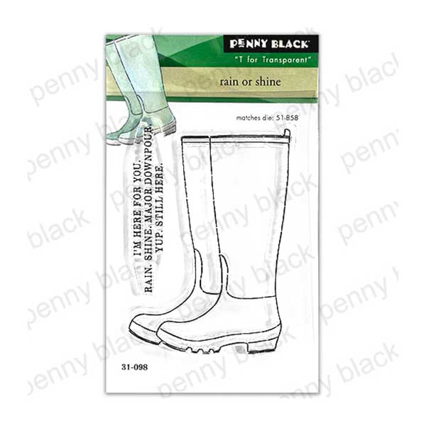 Penny Black Rain or Shine Stamp Set