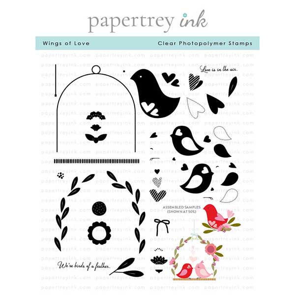 Papertrey Ink Wings of Love Stamp