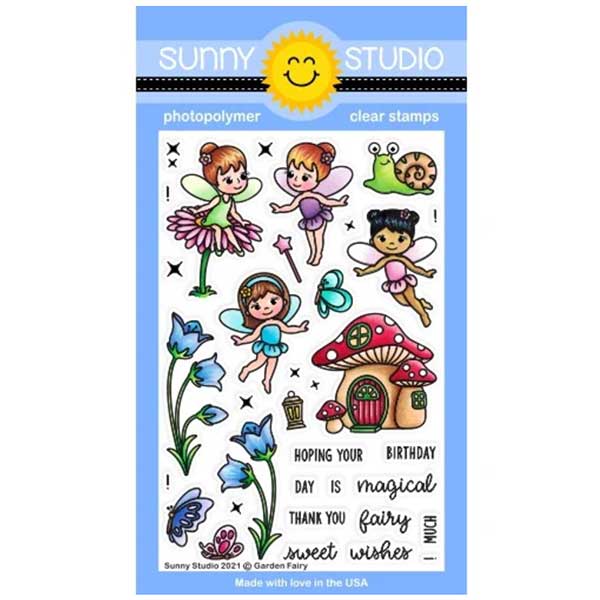 Sunny Studio Stamps Garden Fairy Stamps