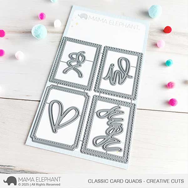 Mama Elephant Classic Card Quads Creative Cuts