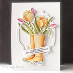 Penny Black Tulips In Bloom Stamp Set