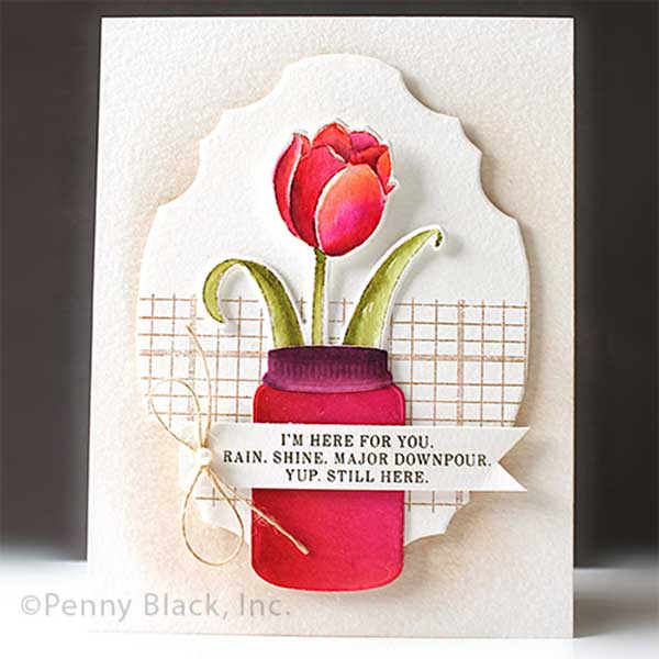 Penny Black Tulips In Bloom Stamp Set