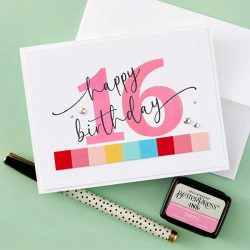 Spellbinders Sweeping Celebration Sentiments Press Plates