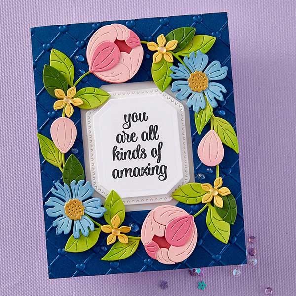 Spellbinders Gorgeous You Florals Etched Dies