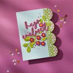 Spellbinders Vivid Script Sentiments Etched Dies