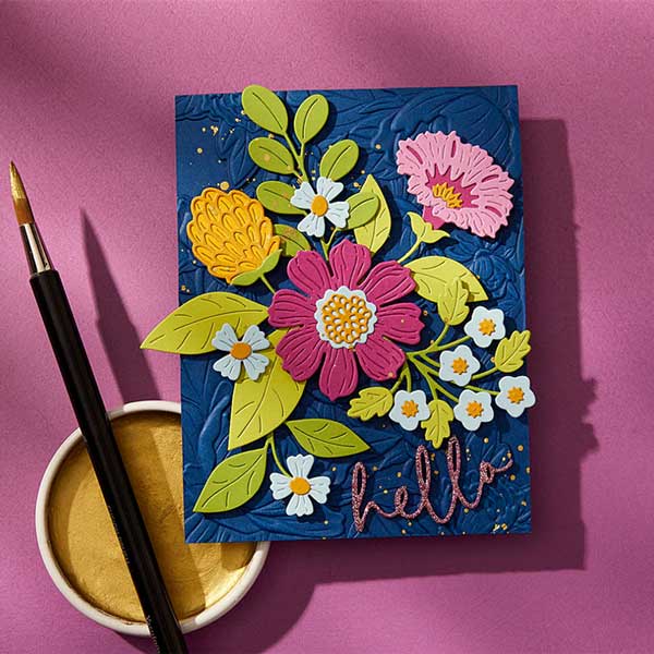 Spellbinders Vivid Blooms Etched Dies