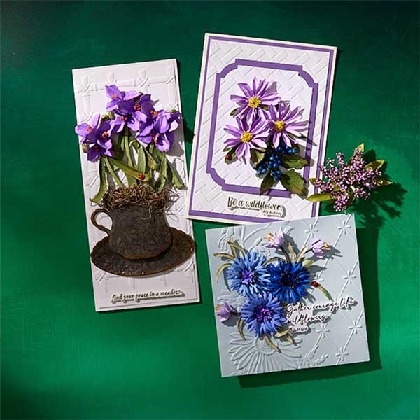 Spellbinders Wildly Beautiful 3D Embossing Folder