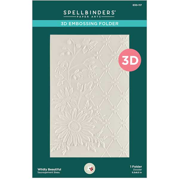 Spellbinders Wildly Beautiful 3D Embossing Folder