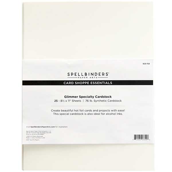 Spellbinders Glimmer Specialty Cardstock 8 1/2&quot; x 11&quot; - 25 pack