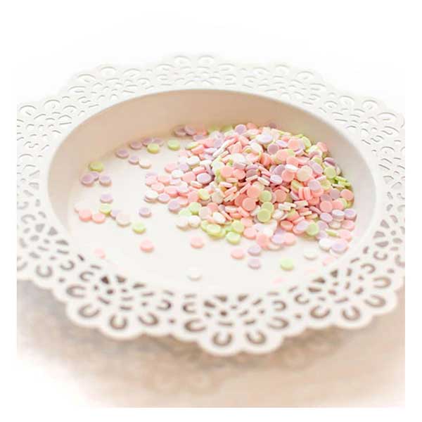 Pretty Pink Posh Cotton Candy Clay Confetti