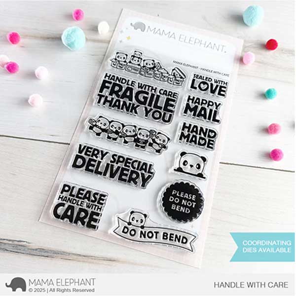 Mama Elephant Handle With Care Stamp Set