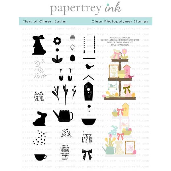 Papertrey Ink Tiers of Cheer: Easter Stamp