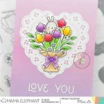 Mama Elephant Build A Bouquet Stamp Set