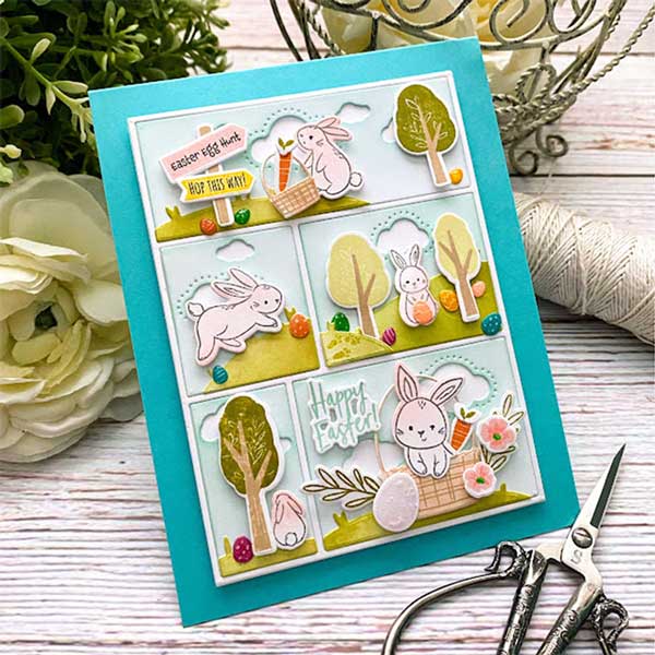 Papertrey Ink Easter in Frames Stamp