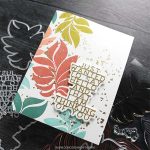 Concord & 9th – Kristina Werner Long Line Leaves Stamp