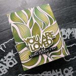 Concord & 9th – Kristina Werner Long Line Leaves Background Stamp