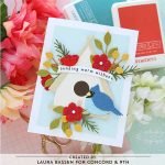 Concord & 9th Birdhouse Blossoms Embossing Folder