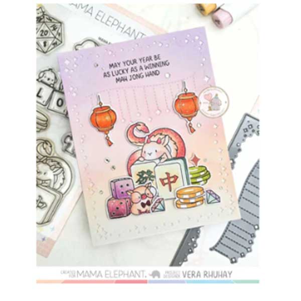 Mama Elephant Game Night Stamp Set