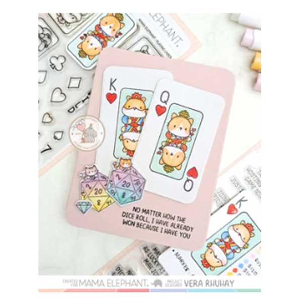 Mama Elephant Let&#039;s Game Sayings Stamp Set