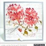 Penny Black Peony Stamp