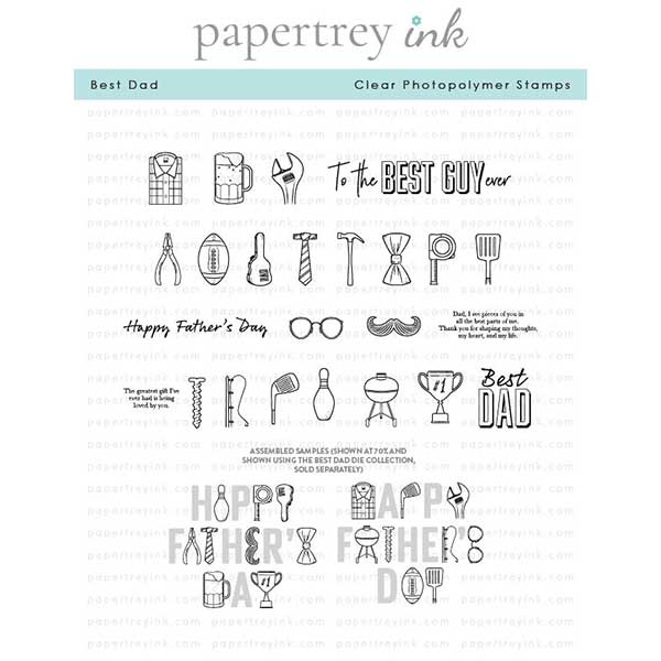 Papertrey Ink Best Dad Stamp