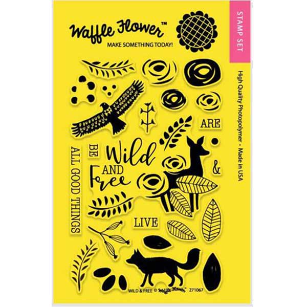 Waffle Flower Wild &amp; Free Stamp Set