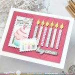 Waffle Flower Sweet Birthday Sentiments Stamp Set