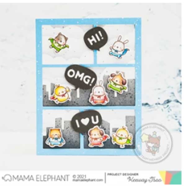 Mama Elephant Comic Cover Basic Creative Cuts