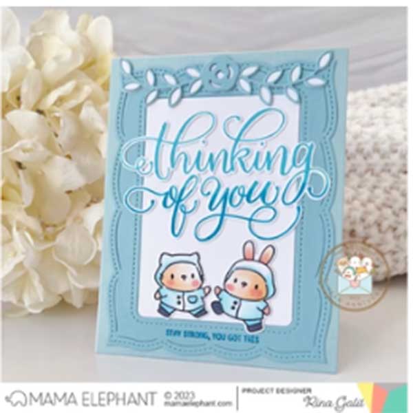 Mama Elephant Flourish Frame Creative Cuts