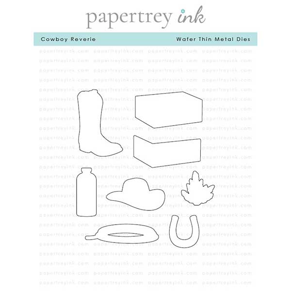 Papertrey Ink Cowboy Reverie Dies