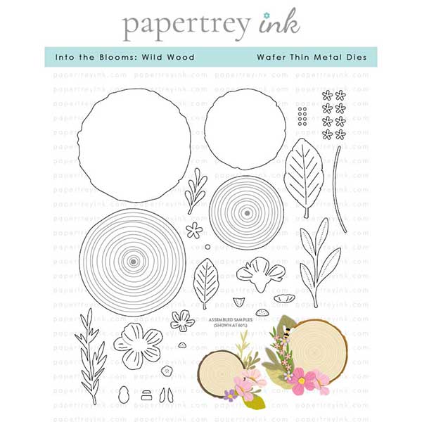 Papertrey Ink Into the Blooms: Wild Wood Dies