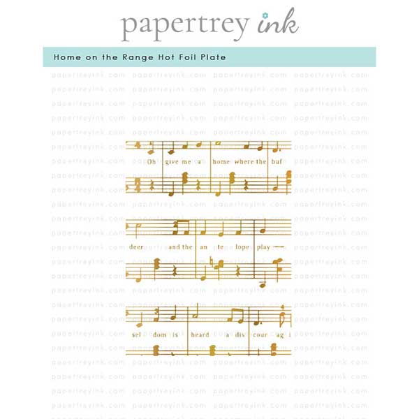 Papertrey Ink Home on the Range Hot Foil Plate
