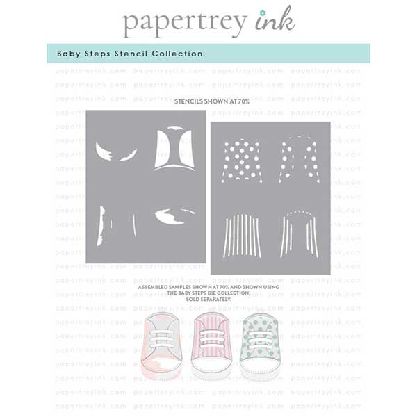 Papertrey Ink Baby Steps Stencil Collection