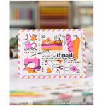 Waffle Flower Postage Collage Sew Fun Stamp Set