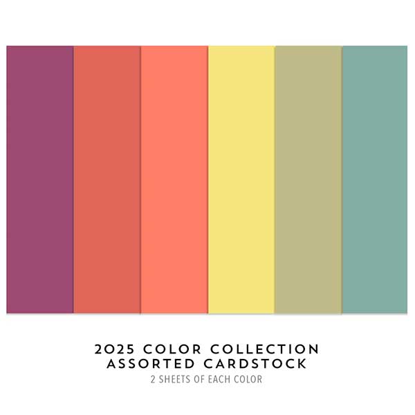 Concord and 9th 2025 Color Collection Assorted Cardstock Pack