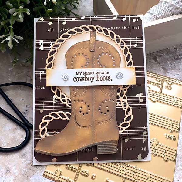 Papertrey Ink Border Bling: Lasso Frame Die