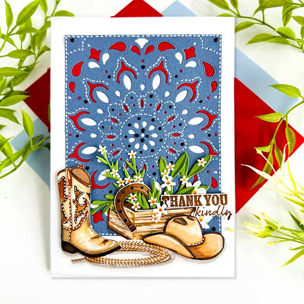 Papertrey Ink Cover Plate: Bandana Die