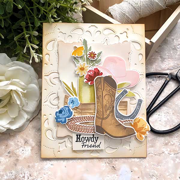 Papertrey Ink Cowboy Reverie Stamp