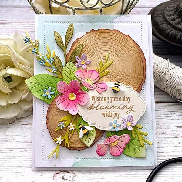 Papertrey Ink Into the Blooms: Wild Wood Dies