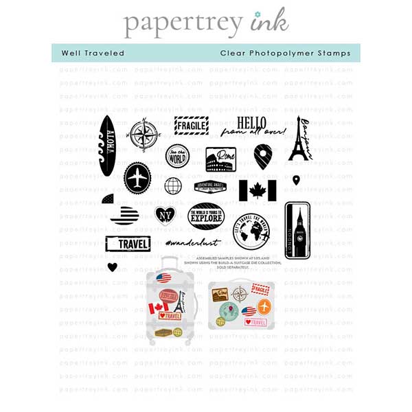 Papertrey Ink Well Traveled Stamp