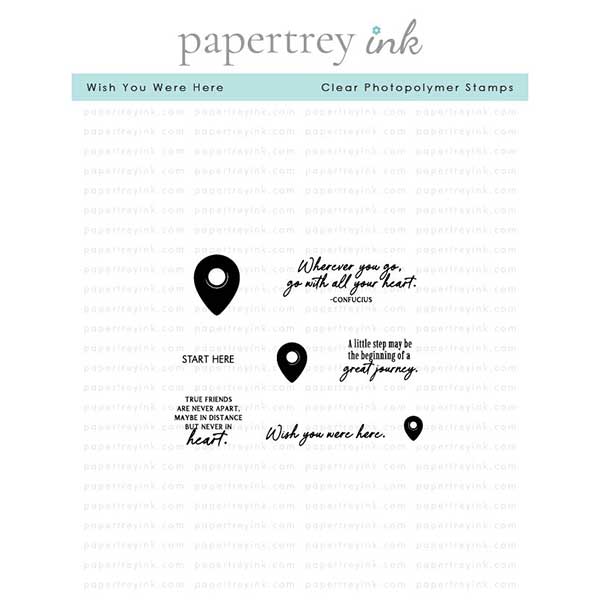 Papertrey Ink Wish You Were Here Stamp