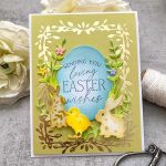 Papertrey Ink Into the Blooms: Spring Nest Stencil