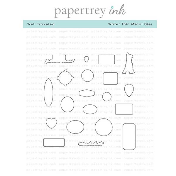 Papertrey Ink Well Traveled Dies