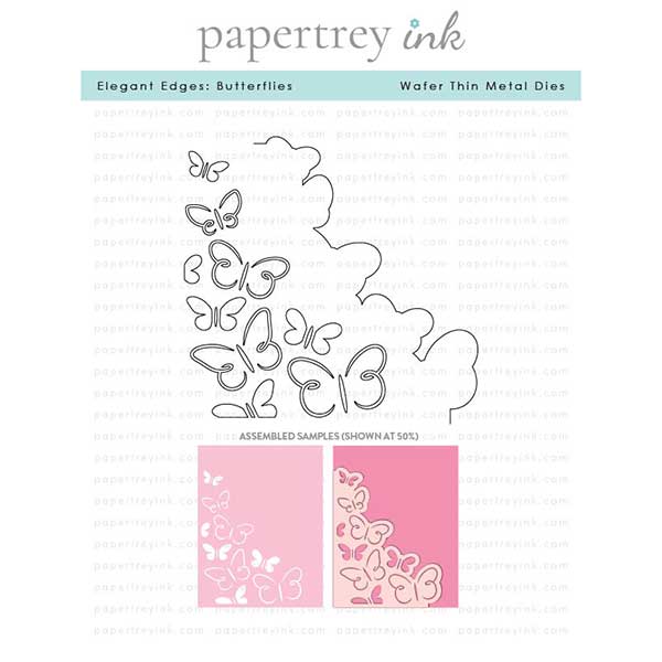Papertrey Ink Elegant Edges: Butterflies Dies