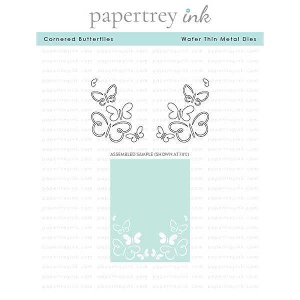 Papertrey Ink Cornered: Butterflies Dies