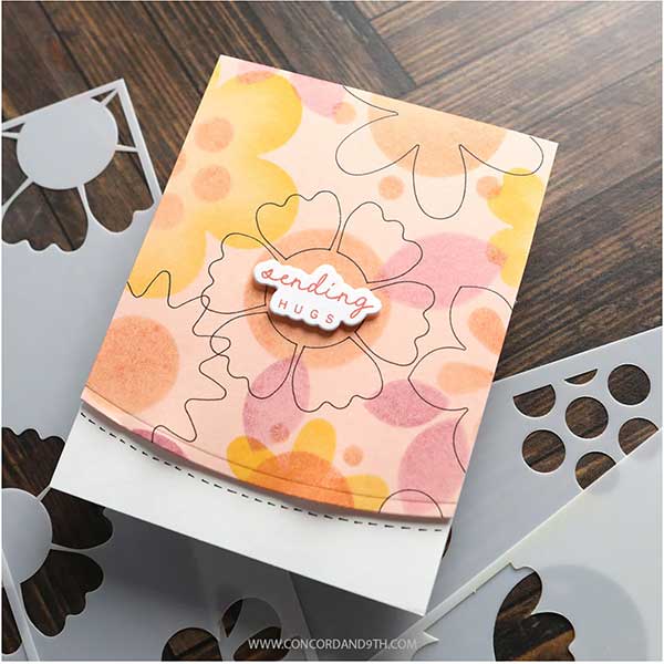 Concord &amp; 9th - Kristina Werner Blissful Blooms Stencil Pack
