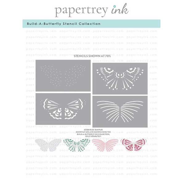 Papertrey Ink Build-A-Butterfly Stencil Collection