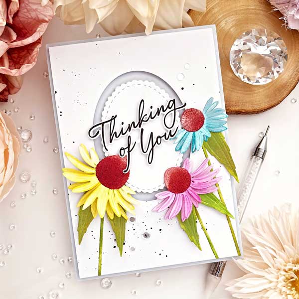 Papertrey Ink This is Big Sentiments: Thinking of You Dies